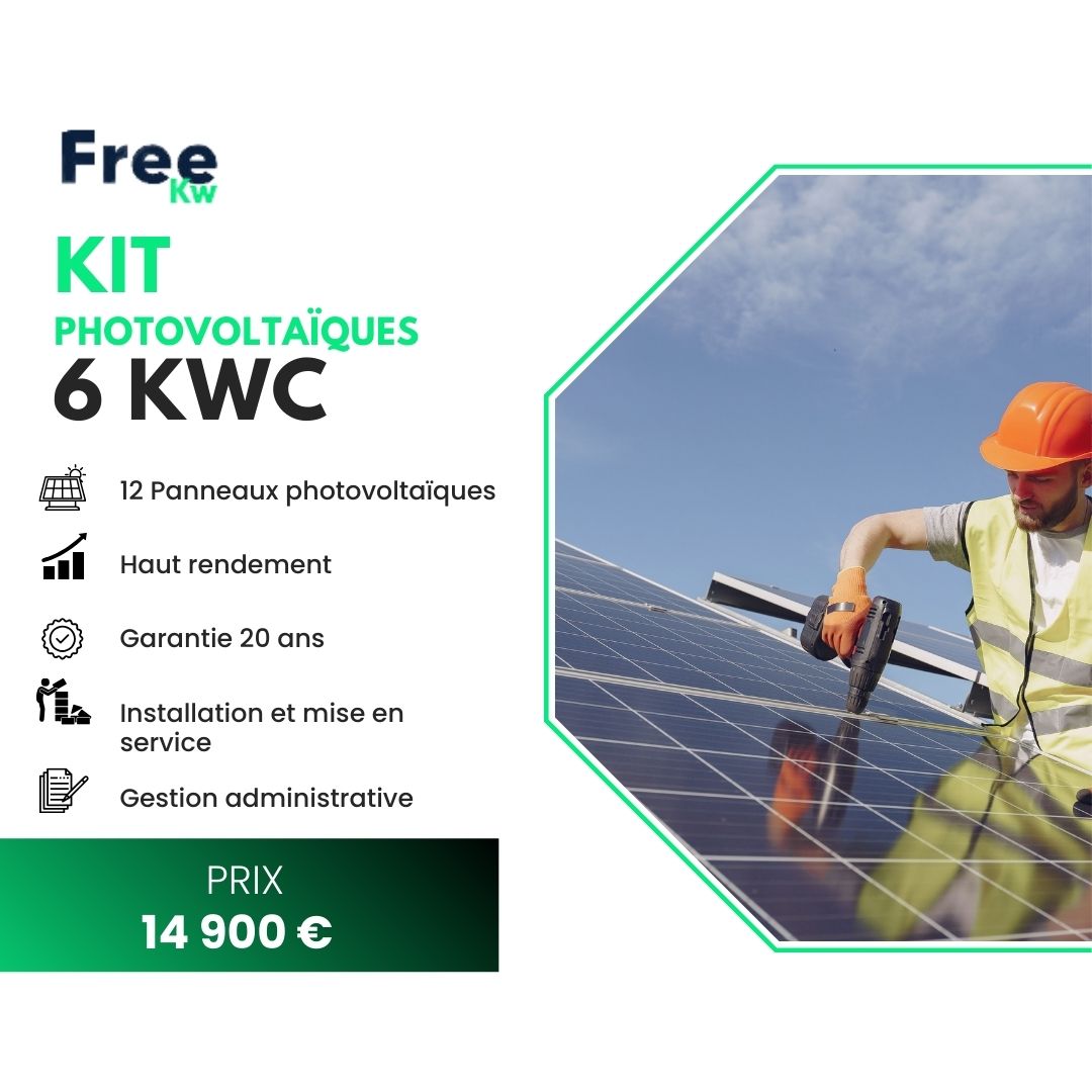 Kit photovoltaïque 6 Kwc