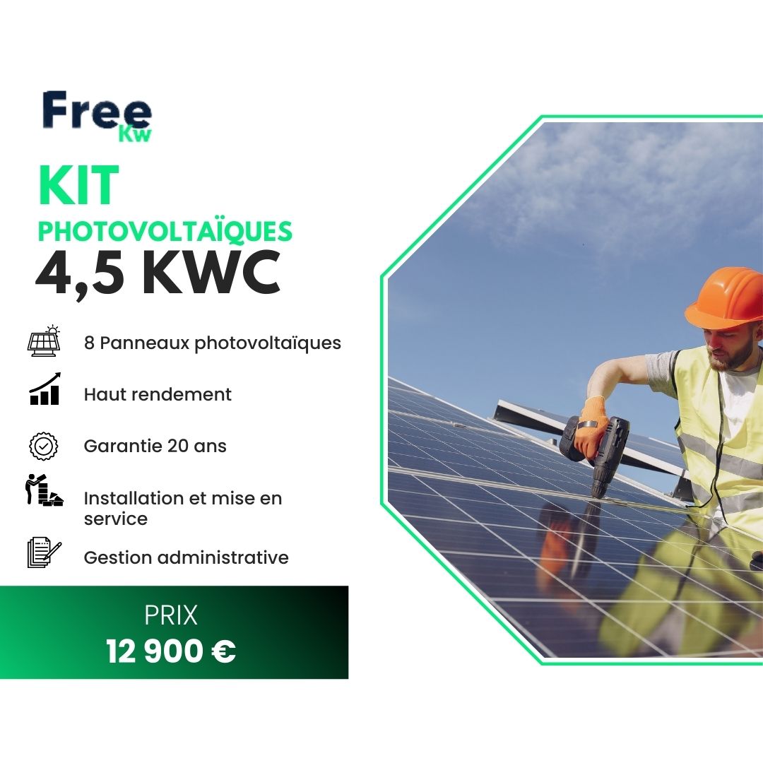 Kit photovoltaïque 4,5 kWc